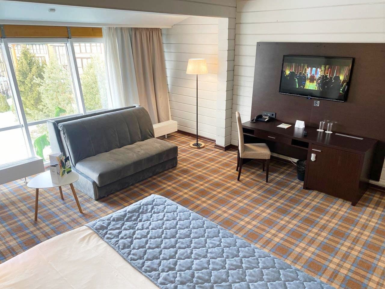 Номер NEW Panorama Suite в отеле Лес Арт Резорт